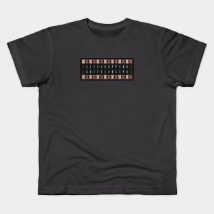 Life Happens Coffee Helps Typography Art Kids T-Shirt